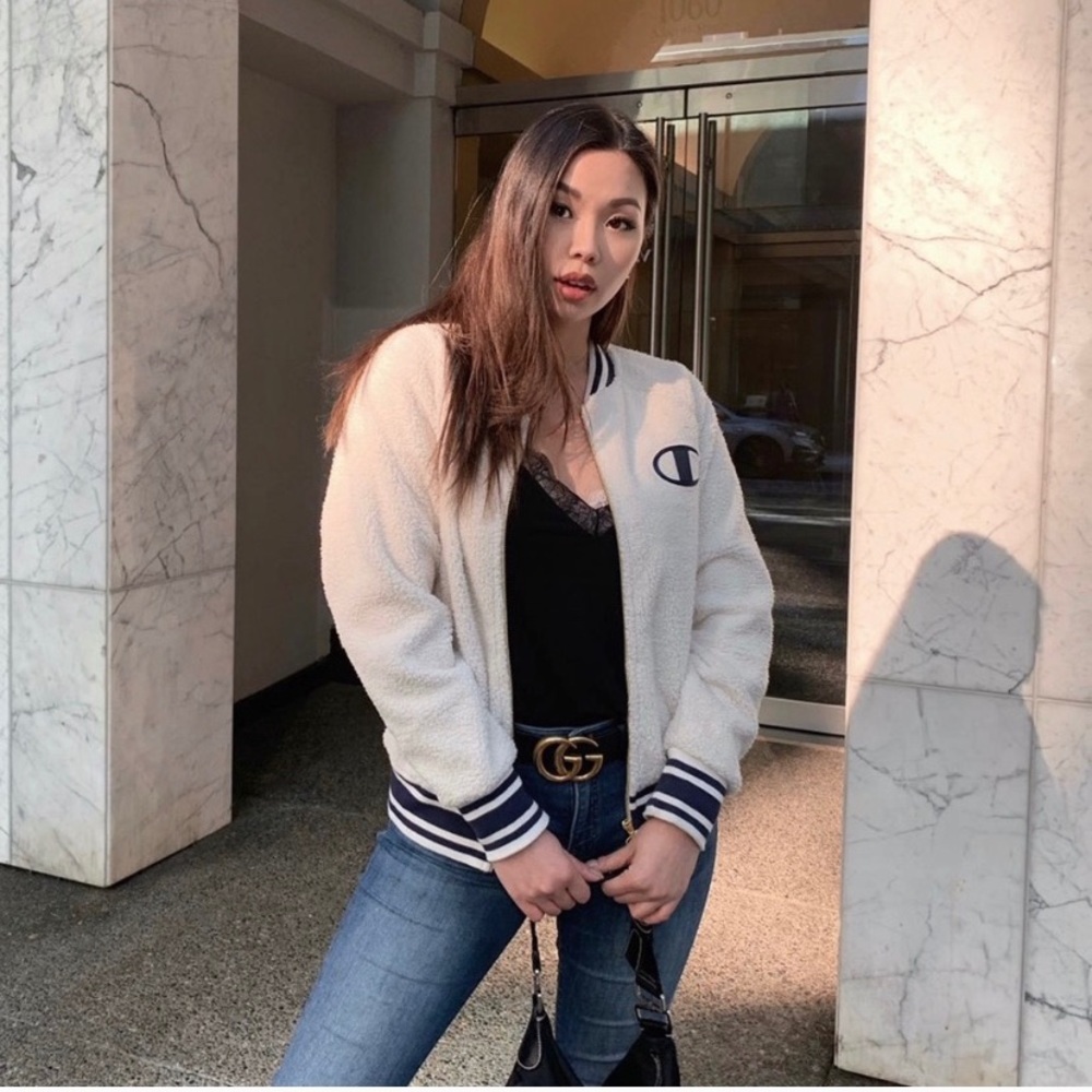 Champion zip up teddy jacket!! 😻